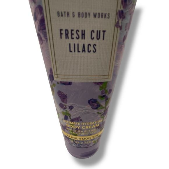 Bath & Body Works Fresh Cut Lilacs Ultra Hydration Body Cream Lotion 24 HR 8 oz - Picture 4 of 11